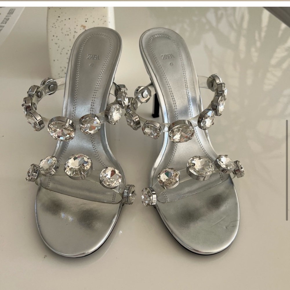 Zara rhinestones heel beauties 11